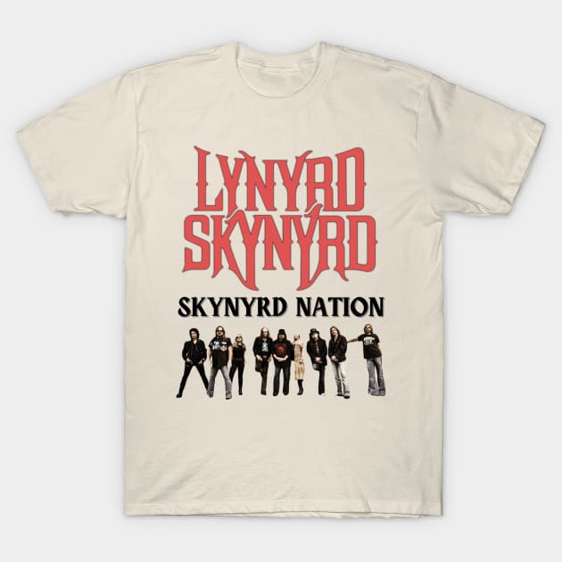 Skynyrd Nation Original Aesthetic Tribute 〶 T-Shirt by Terahertz'Cloth